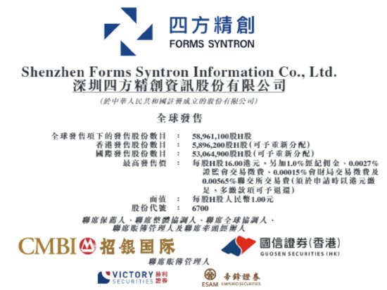 四方精创港股IPO中止：招股价上限折扣仅四成 保荐团队缺乏A+H经验 公司能否接受降价再启动